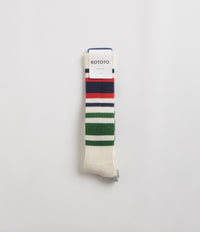 RoToTo Multi Oldschool Socks - Navy / Red thumbnail