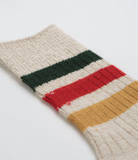 RoToTo Park Stripe Socks - Ivory thumbnail