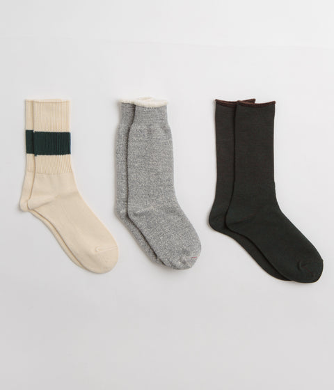 RoToTo Special Trio Socks (3 Pack) - Green