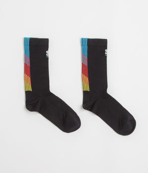 Salomon Pulse Race Flag Crew Socks - Black