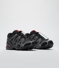 Salomon Speedcross 3 GTX Shoes - Black / Asphalt / Flame Scarlet thumbnail