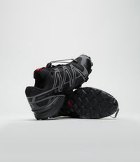 Salomon Speedcross 3 GTX Shoes - Black / Asphalt / Flame Scarlet thumbnail