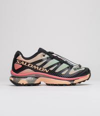 Salomon XT-4 OG Aurora Borealis Shoes - Black / Prairie Sunset / Sugar Coral thumbnail