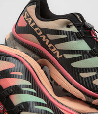 Salomon XT-4 OG Aurora Borealis Shoes - Black / Prairie Sunset / Sugar Coral thumbnail