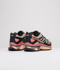 Salomon XT-4 OG Aurora Borealis Shoes - Black / Prairie Sunset / Sugar Coral thumbnail