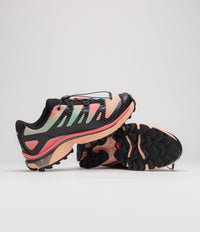 Salomon XT-4 OG Aurora Borealis Shoes - Black / Prairie Sunset / Sugar Coral thumbnail