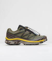 Salomon XT-6 Shoes - Olive Night / Black / Sulphur thumbnail