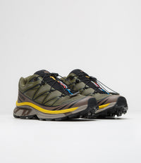 Salomon XT-6 Shoes - Olive Night / Black / Sulphur thumbnail