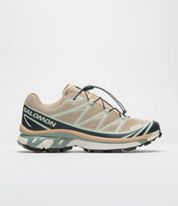 Salomon XT-6 Shoes - Oxford Tan / Carbon / Clearly Aqua thumbnail