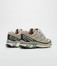 Salomon XT-6 Shoes - Oxford Tan / Carbon / Clearly Aqua thumbnail