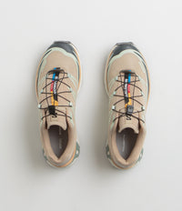 Salomon XT-6 Shoes - Oxford Tan / Carbon / Clearly Aqua thumbnail