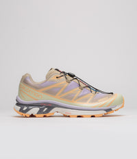 Salomon XT-6 Skyline Shoes - White Pepper / Peach Quartz / Orchid Petal thumbnail