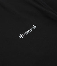 Snow Peak Chest Logo T-Shirt - Black thumbnail