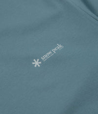 Snow Peak Chest Logo T-Shirt - Blue thumbnail