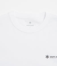 Snow Peak Chest Logo T-Shirt - White thumbnail