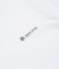 Snow Peak Chest Logo T-Shirt - White thumbnail