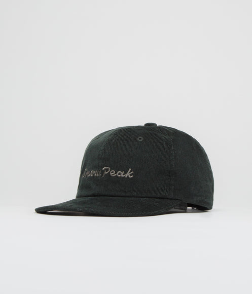 Snow Peak Corduroy Cap - Dark Green