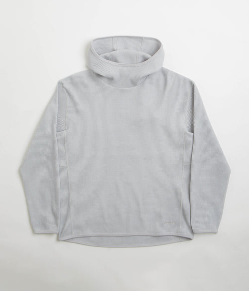 Snow Peak Dry Waffle Hoodie - Light Grey