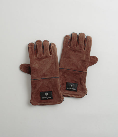 Snow Peak Fireside Gloves - Brown