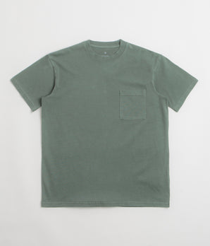 Snow Peak Garment Dyed T-Shirt - Dark Green