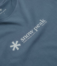 Snow Peak Logo T-Shirt - Slate Blue thumbnail