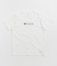 Snow Peak Logo T-Shirt - White thumbnail