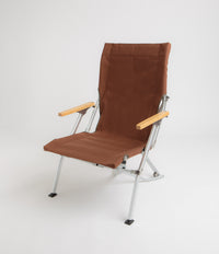 Snow Peak Low Beach Chair - Brown thumbnail