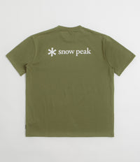 Snow Peak NSD Back Logo T-Shirt - Olive thumbnail