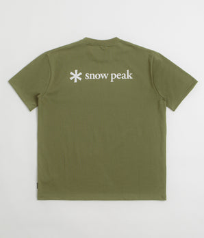 Snow Peak NSD Back Logo T-Shirt - Olive
