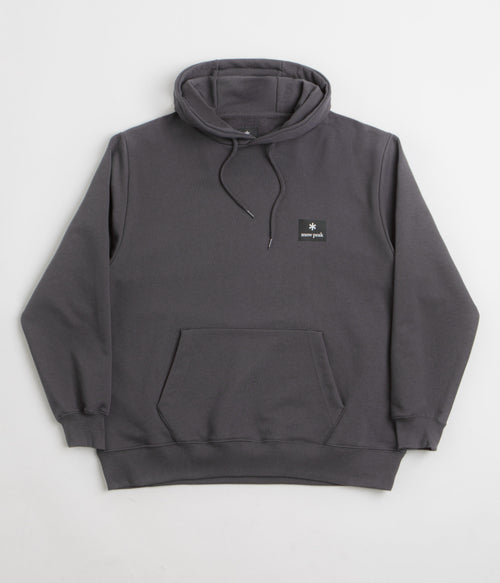 Snow Peak NSD Square Logo Hoodie - Charcoal
