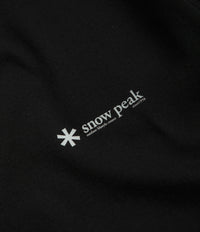 Snow Peak Onepoint Logo T-Shirt - Black thumbnail