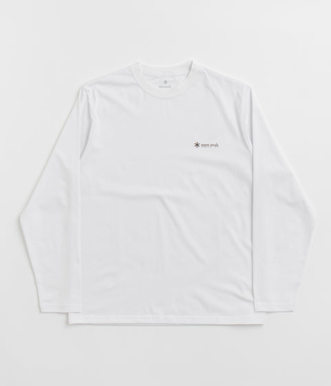 Snow Peak Onepoint Logo T-Shirt - White | Always in Colour