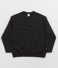 Snow Peak Recycled Cotton Crewneck Sweatshirt - Black thumbnail