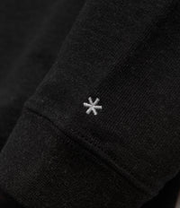 Snow Peak Recycled Cotton Crewneck Sweatshirt - Black thumbnail