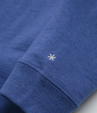 Snow Peak Recycled Cotton Crewneck Sweatshirt - Blue thumbnail