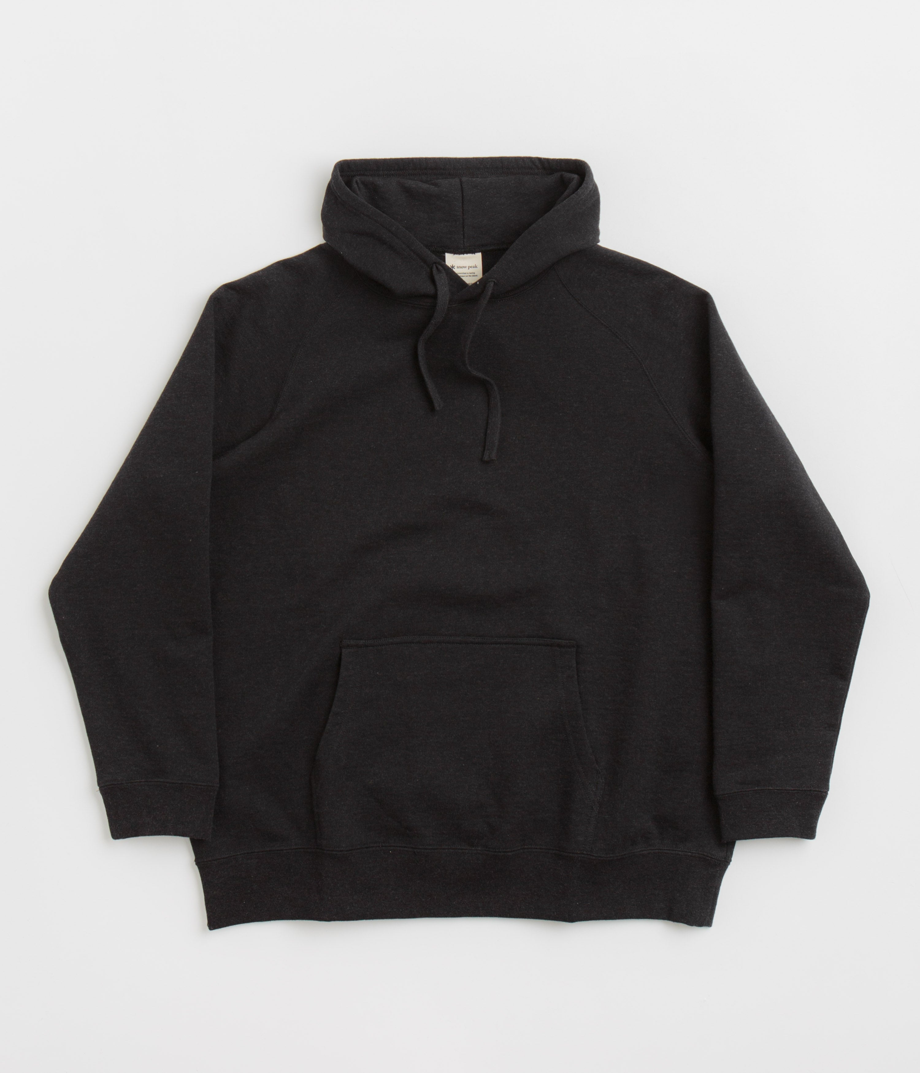 Snow Peak Recycled Cotton Hoodie - Black | Always in Colour
