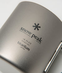 Snow Peak Recycled Titanium Double Wall 450ml Mug - Silver thumbnail