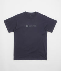 Snow Peak Soft Cotton Logo T-Shirt - Navy thumbnail