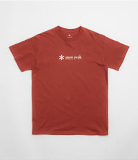 Snow Peak Soft Cotton Logo T-Shirt - Red thumbnail