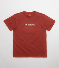 Snow Peak Soft Cotton Logo T-Shirt - Red thumbnail