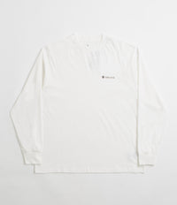 Snow Peak Soft Cotton Relaxed Logo Long Sleeve T-Shirt - Off White thumbnail