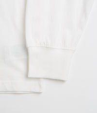 Snow Peak Soft Cotton Relaxed Logo Long Sleeve T-Shirt - Off White thumbnail