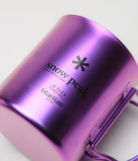 Snow Peak Titanium Double Wall 450ml Mug - Purple thumbnail