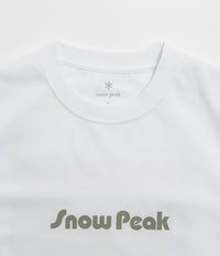 Snow Peak Unwind T-Shirt - White thumbnail