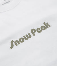 Snow Peak Unwind T-Shirt - White thumbnail