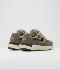 Stepney Workers Club Amiel S-Strike Suede Shoes - Grey thumbnail