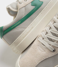Stepney Workers Club Dellow S-Strike Cup Tennis Mesh Shoes - Ecru / Green thumbnail
