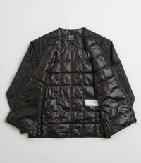 Taion Crewneck W-Zip Down Jacket - Black thumbnail