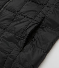 Taion Crewneck W-Zip Down Vest - Black thumbnail