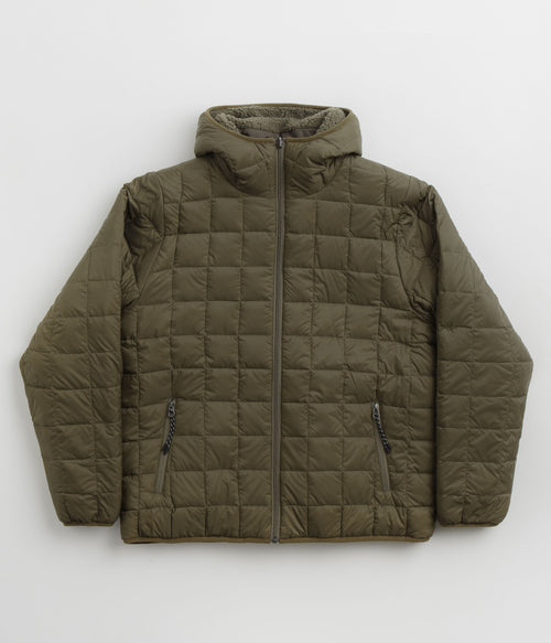 Taion Down x Boa Reversible Hooded Jacket - Olive / Dark Olive